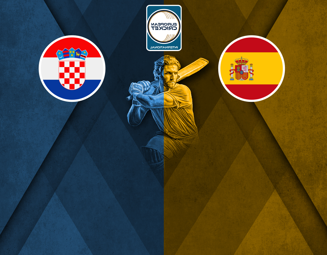 Match 8 of eci spain, 2024: croatia vs spain banner