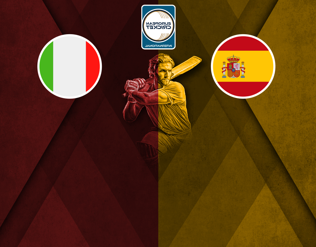 Match 9 of eci spain, 2024: italy vs spain banner