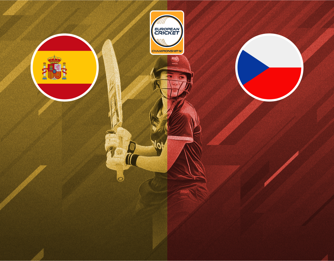Match 4 of european cricket championship-w, 2024: spain women vs czechia women banner