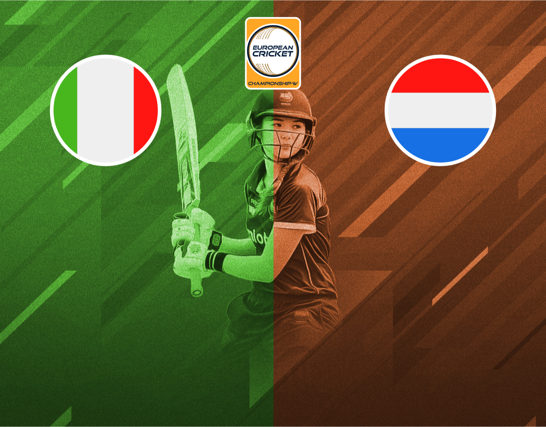 Match 3 of european cricket championship-w, 2024: italy women vs netherlands xi-w banner