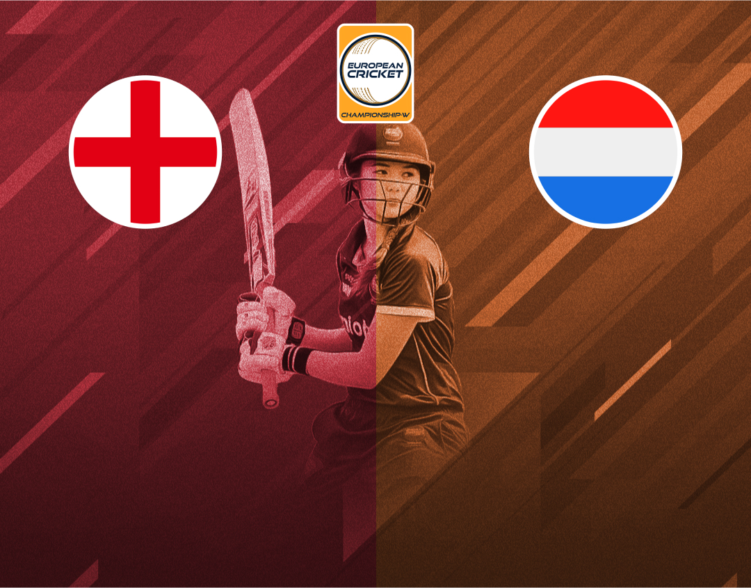 Match 20 of european cricket championship-w, 2024: england xi-w vs netherlands xi-w banner