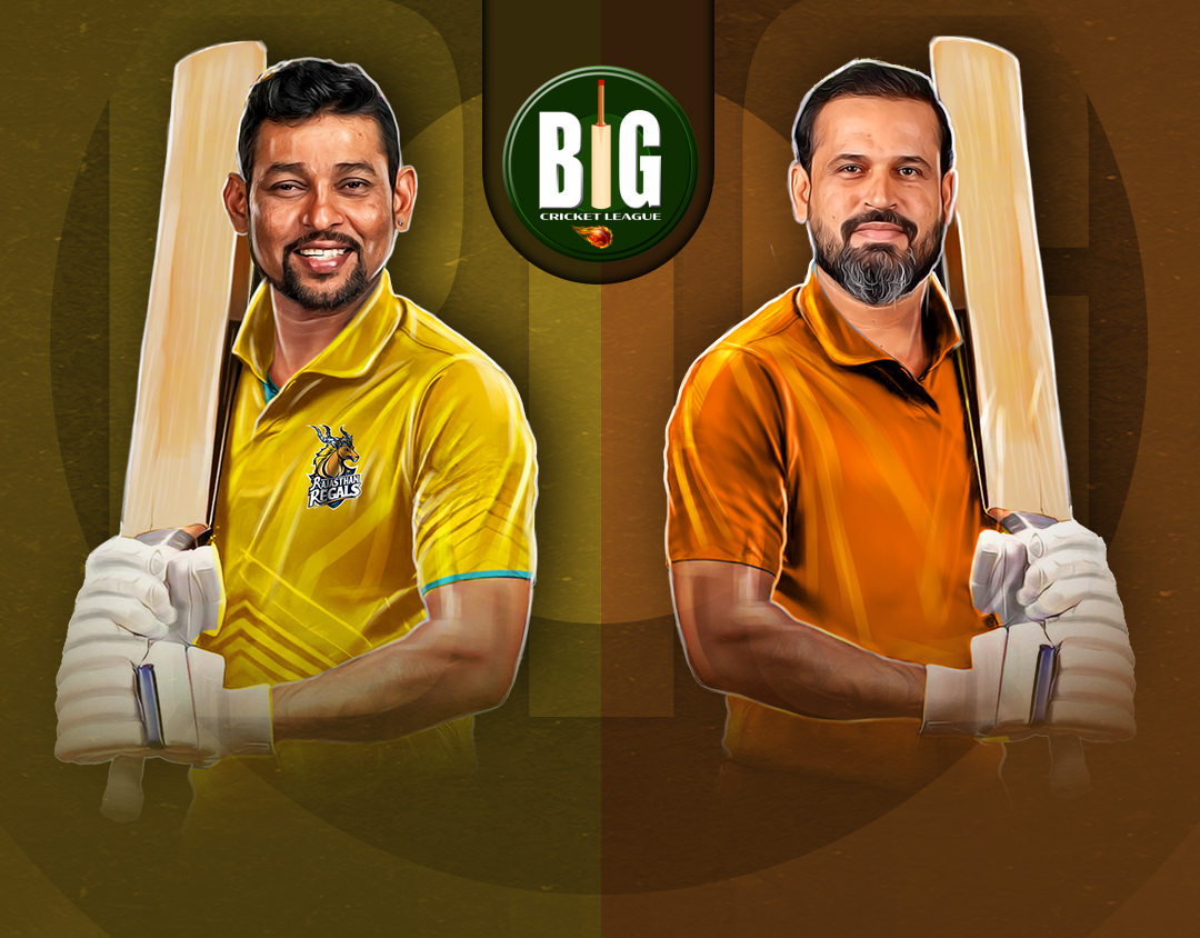 Match 5 of big cricket league, 2024: rajasthan regals vs mp tigers banner