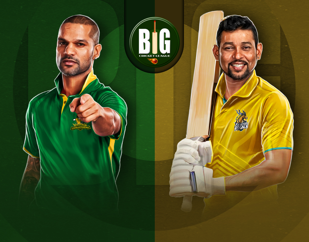 Match 13 of big cricket league, 2024: northern challengers vs rajasthan regals banner