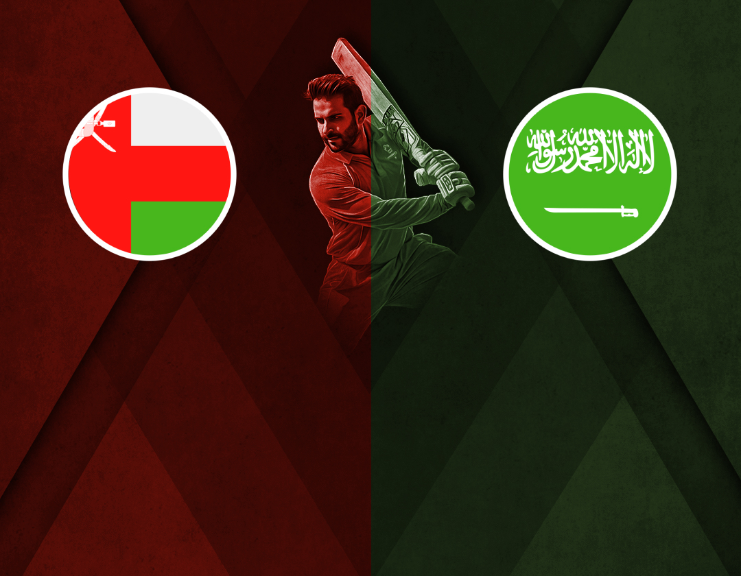 Match 11 of men's gulf cricket t20i championship 2024: oman vs saudi arabia banner