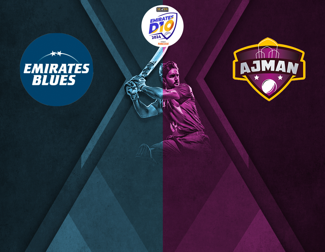 Match 4 of emirates d10 2024: emirates blues vs ajman banner