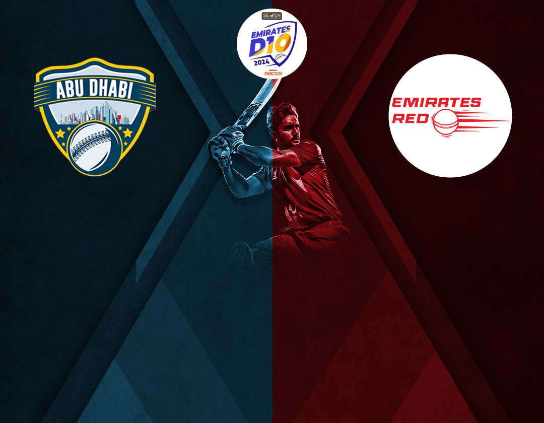 Match 39 of emirates d10 2024: abu dhabi vs emirates red banner