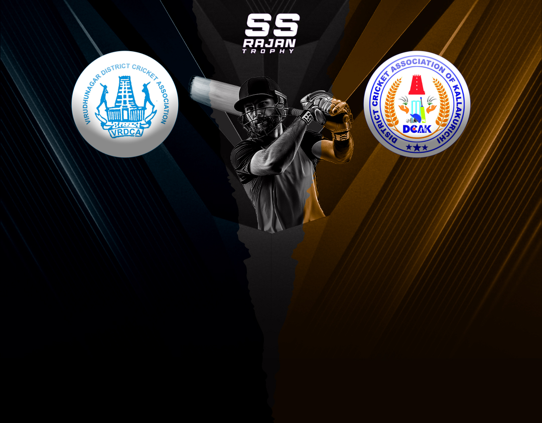 Match 4 of tnca s s rajan t20 trophy 2024-2025: virudhunagar vs kallakurichi banner