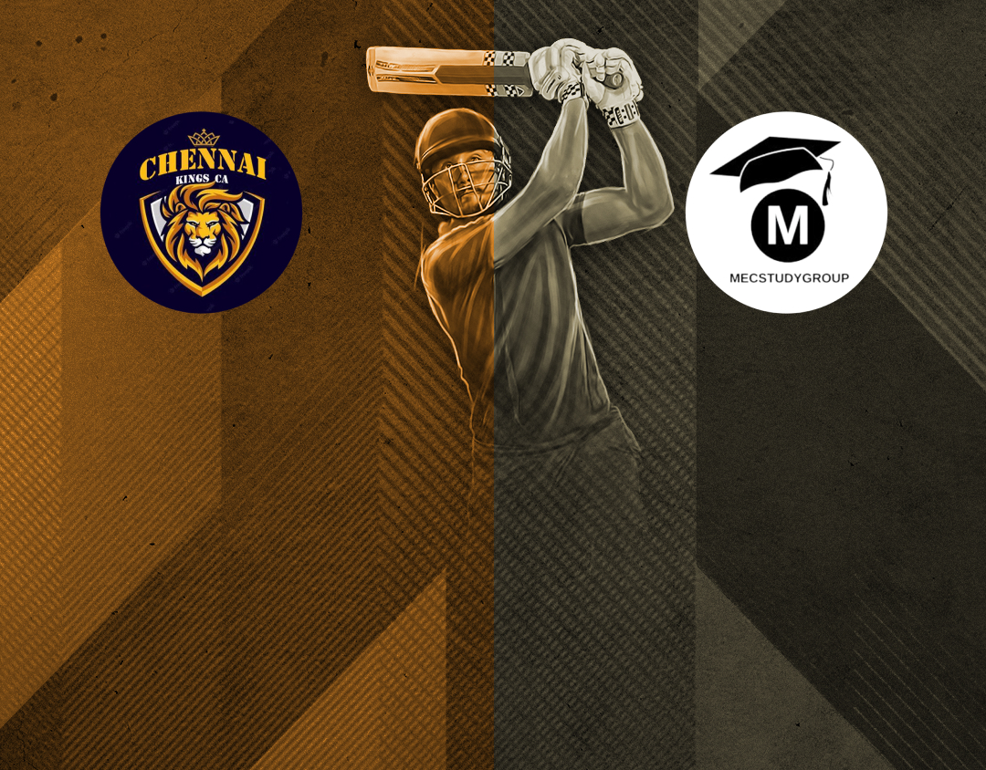 Match 2 of kcc t20 challengers b league, 2024-25: chennai kings ca vs mec study group banner