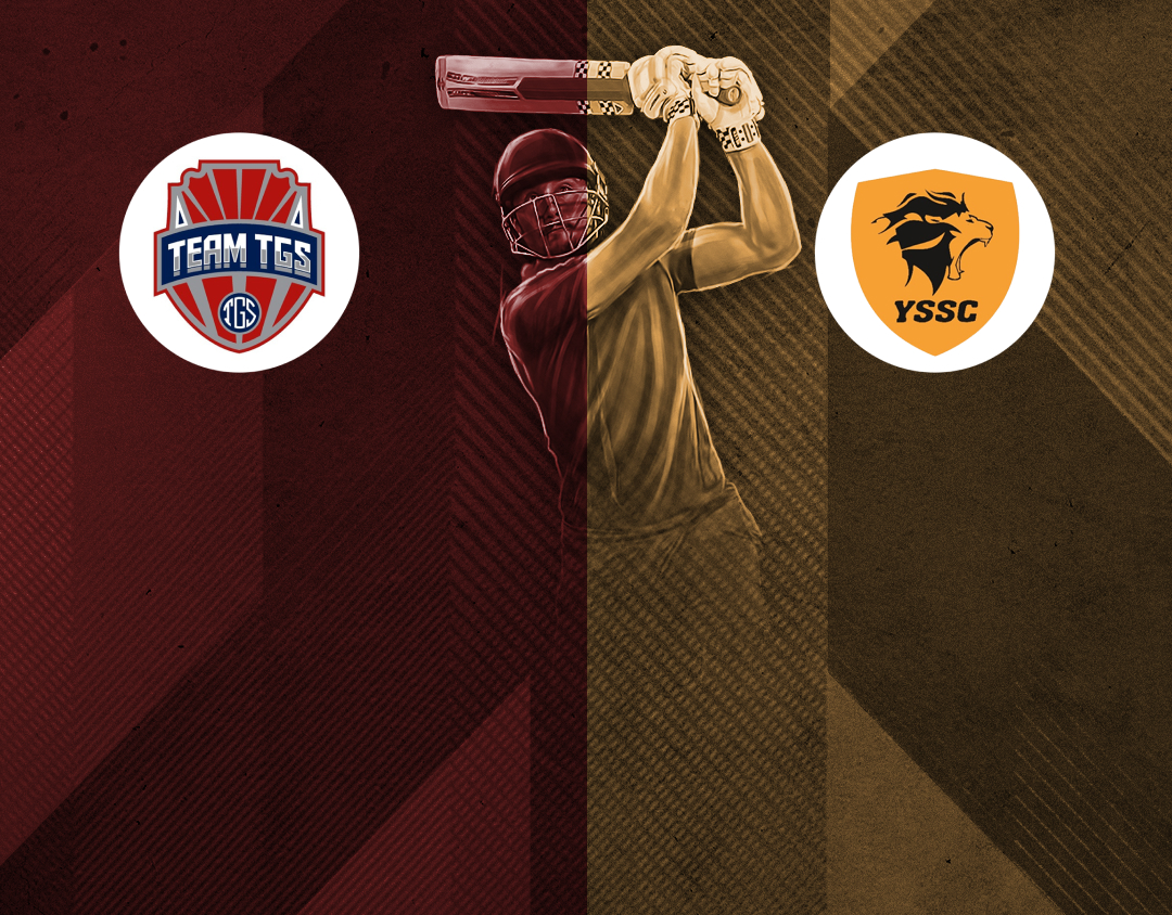 Match 3 of kcc t20 challengers b league, 2024-25: team tgs vs yssc banner