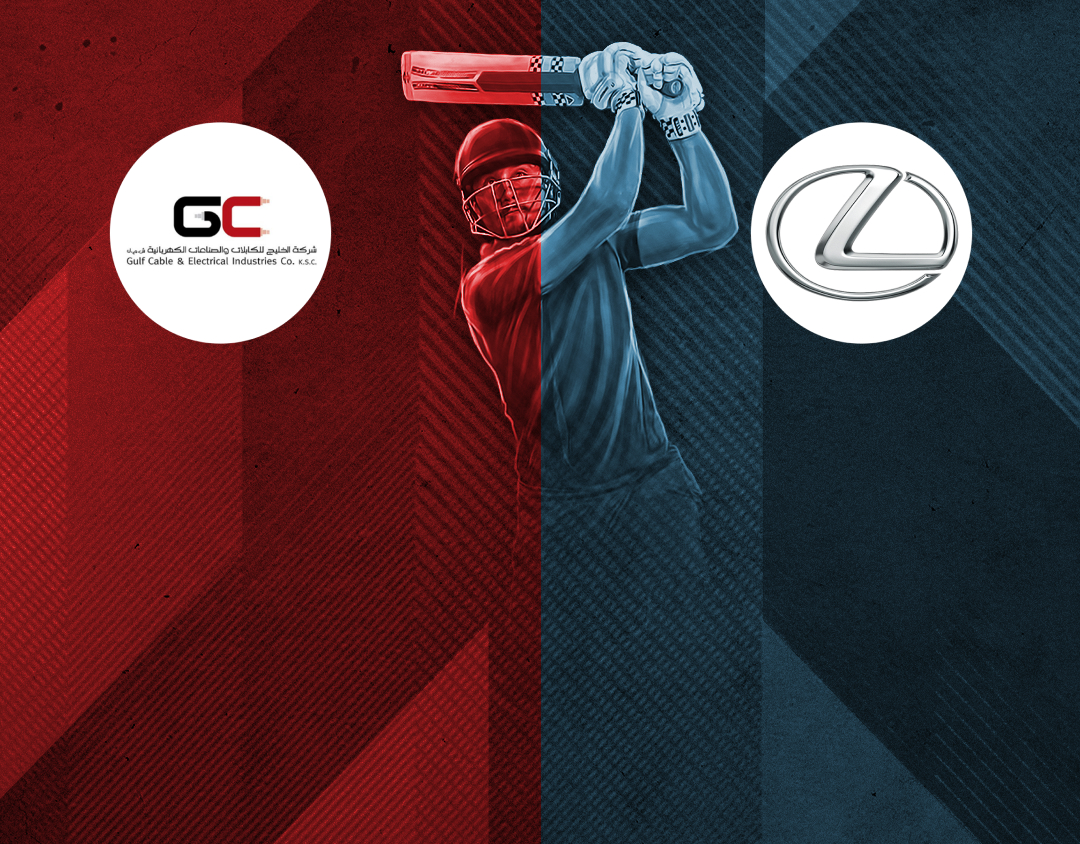 Match 12 of kcc t20 challengers b league, 2024-25: gulf cable vs lexus cc banner