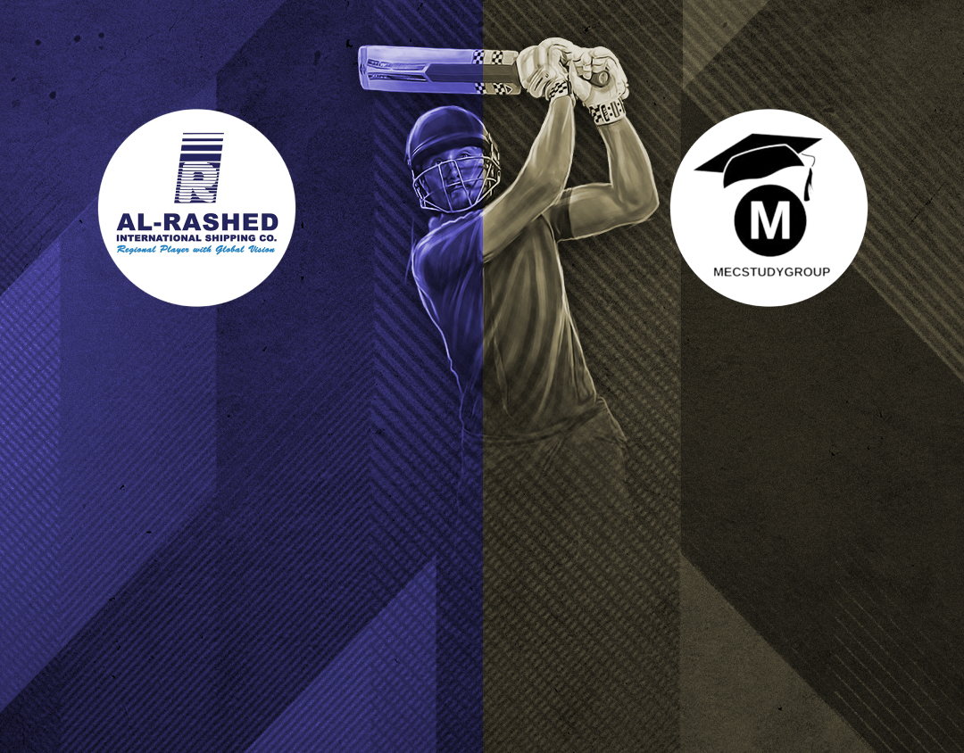 Match 32 of kcc t20 challengers b league, 2024-25: al-rashed shipping co vs mec study group banner
