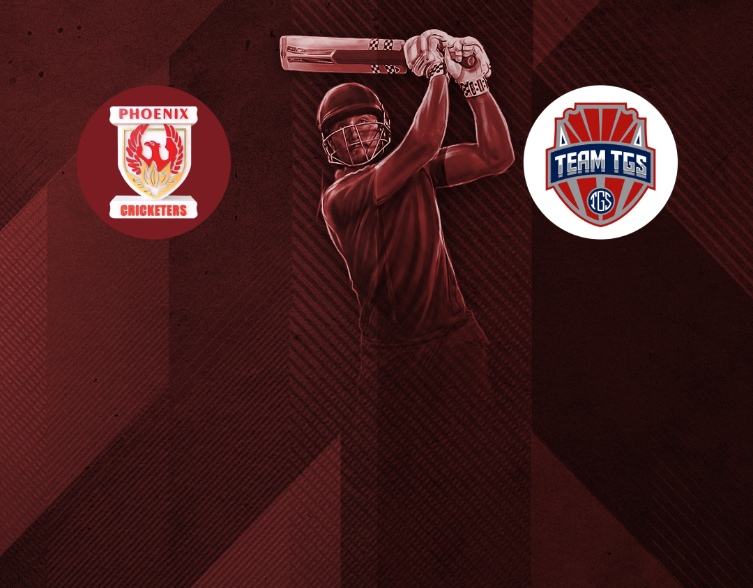Match 33 of kcc t20 challengers b league, 2024-25: phoenix cricketers vs team tgs banner