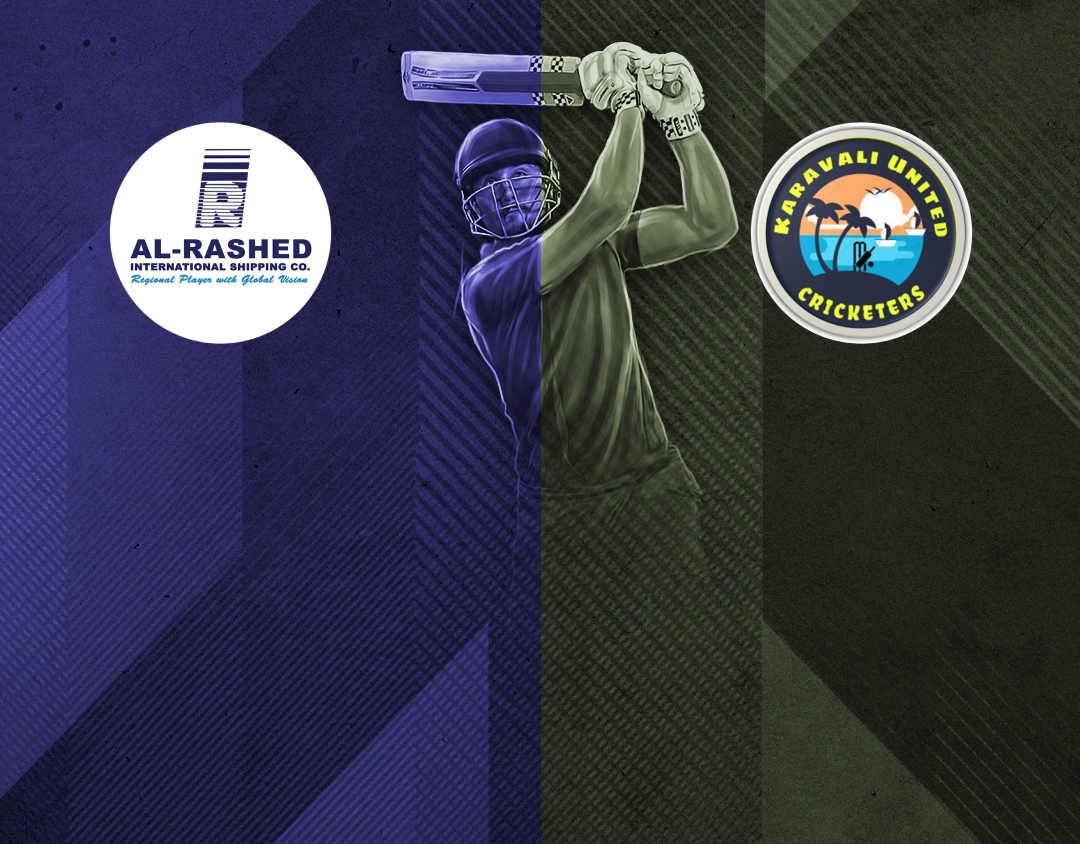 Match 36 of kcc t20 challengers b league, 2024-25: al-rashed shipping co vs karavali united banner
