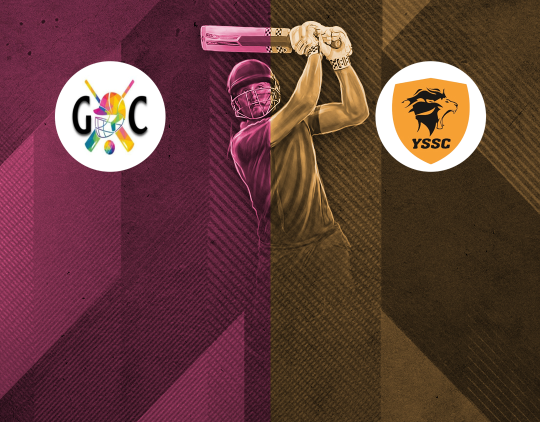 Match 38 of kcc t20 challengers b league, 2024-25: global champs vs yssc banner