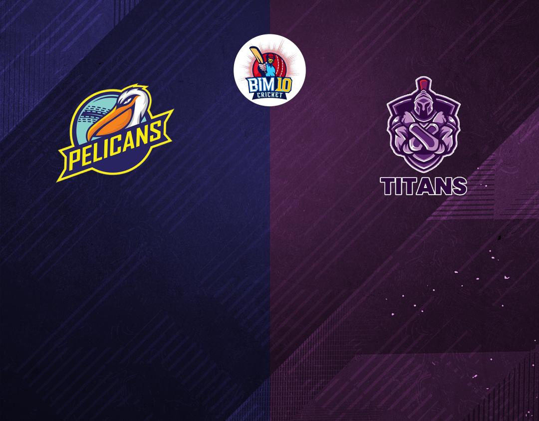 Match 2 of barbados t10, 2024-25: pelicans vs titans banner