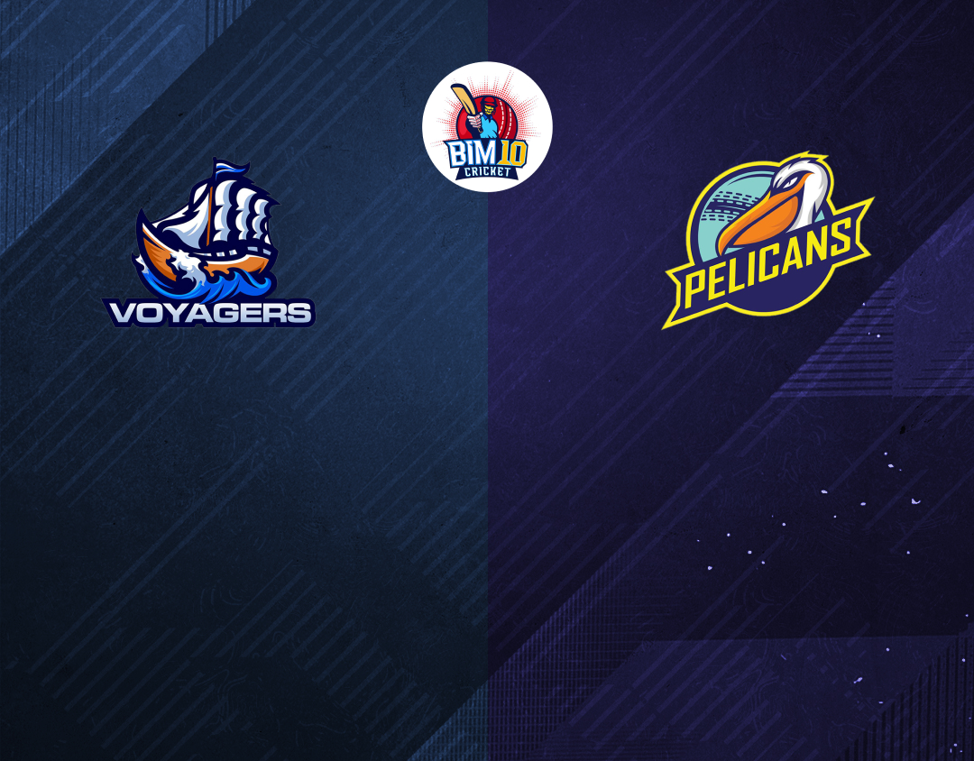 Match 9 of barbados t10, 2024-25: voyagers vs pelicans banner