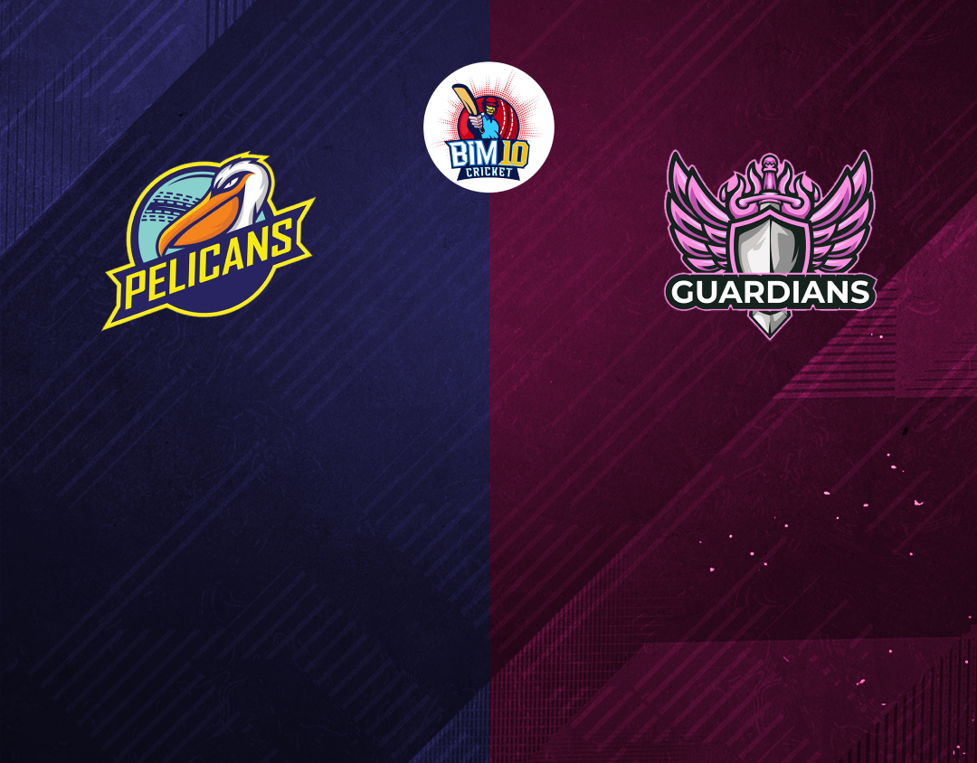 Match 11 of barbados t10, 2024-25: pelicans vs guardians banner