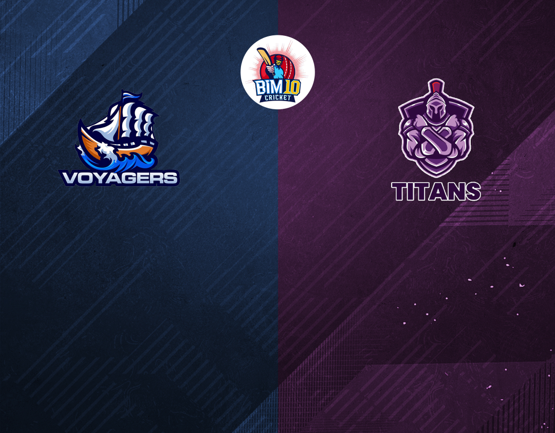 Match 12 of barbados t10, 2024-25: voyagers vs titans banner
