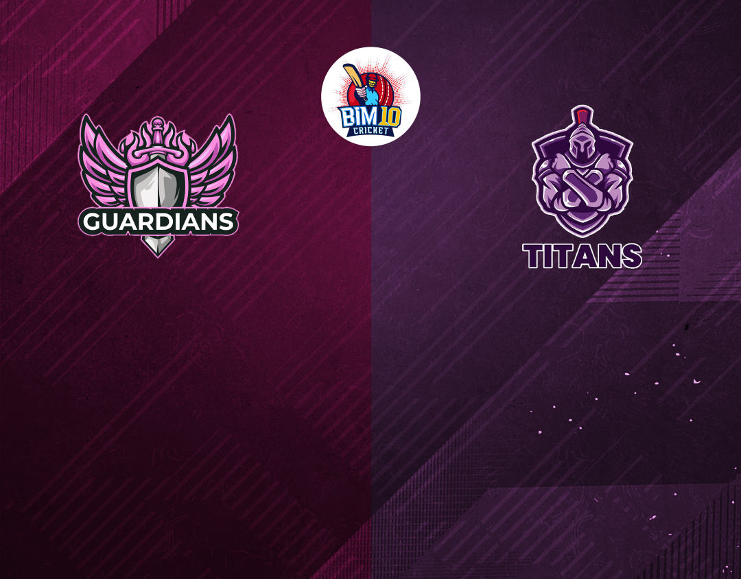 Match 15 of barbados t10, 2024-25: guardians vs titans banner