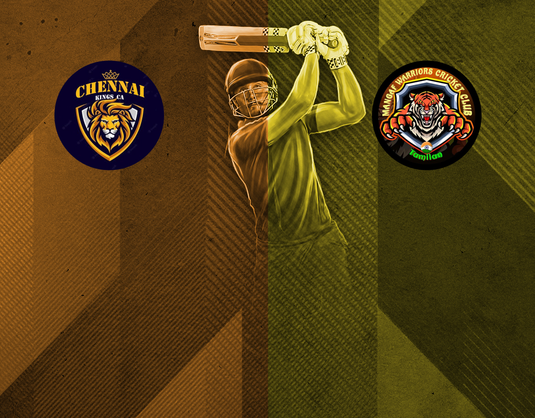 Match 45 of kcc t20 challengers b league, 2024-25: chennai kings ca vs mangaf warriors banner