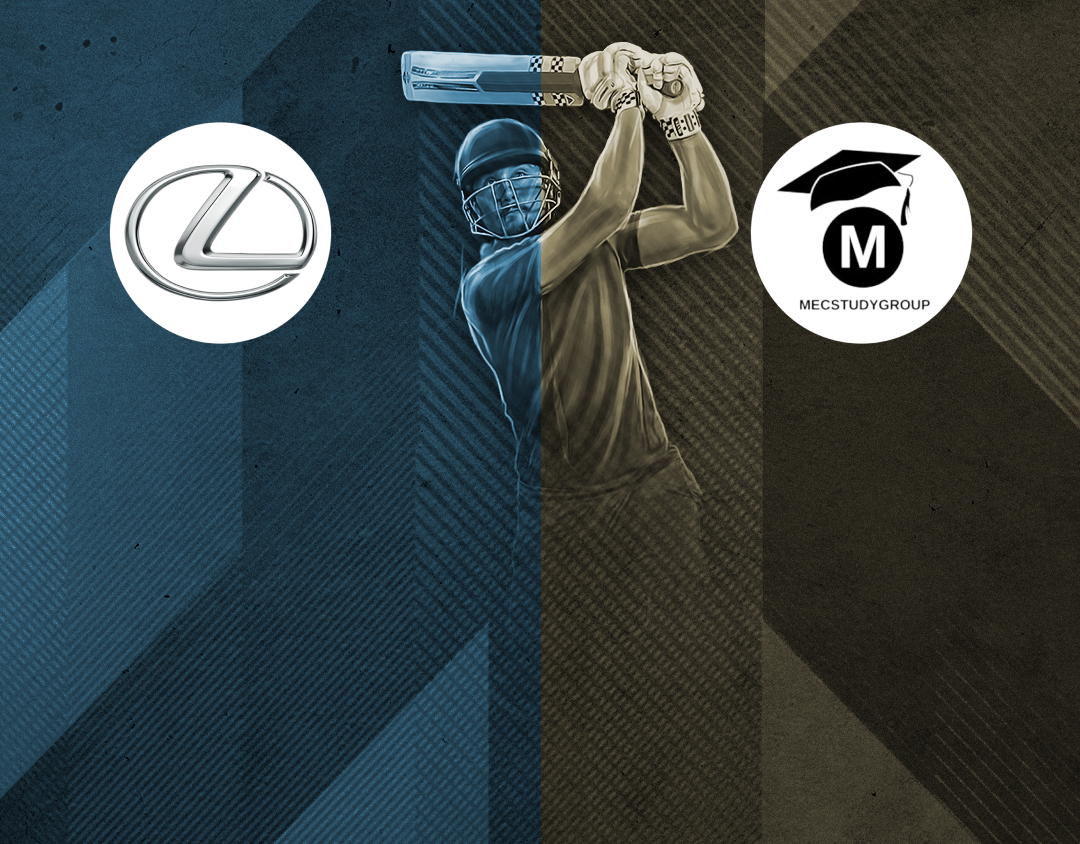 Match 46 of kcc t20 challengers b league, 2024-25: lexus vs mec study group banner