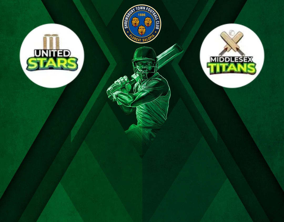 Match 5 of jamaica t10, 2025: middlesex united stars vs middlesex titans banner