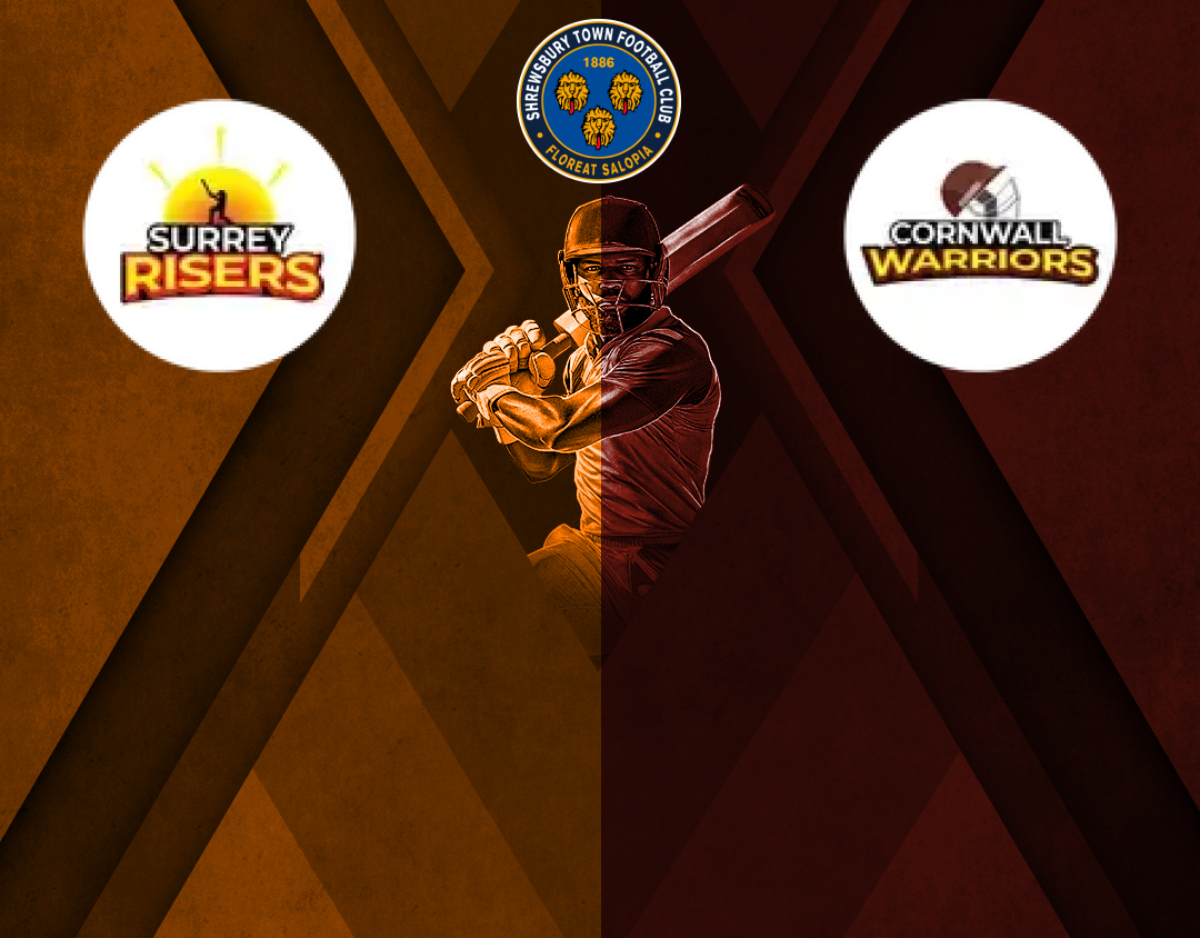 Match 14 of jamaica t10, 2025: surrey risers vs cornwall warriors banner