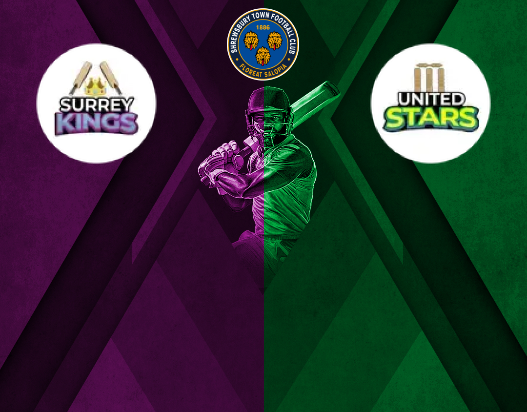 Match 18 of jamaica t10, 2025: surrey kings vs middlesex united stars banner