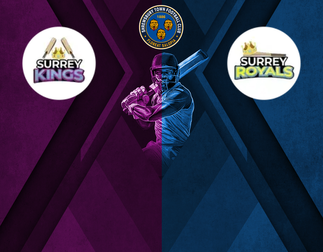 Match 25 of jamaica t10, 2025: surrey kings vs surrey royals banner