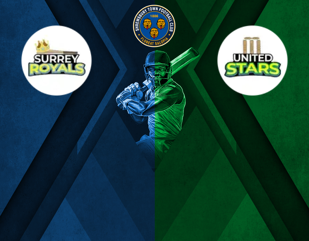 Match 27 of jamaica t10, 2025: surrey royals vs middlesex united stars banner