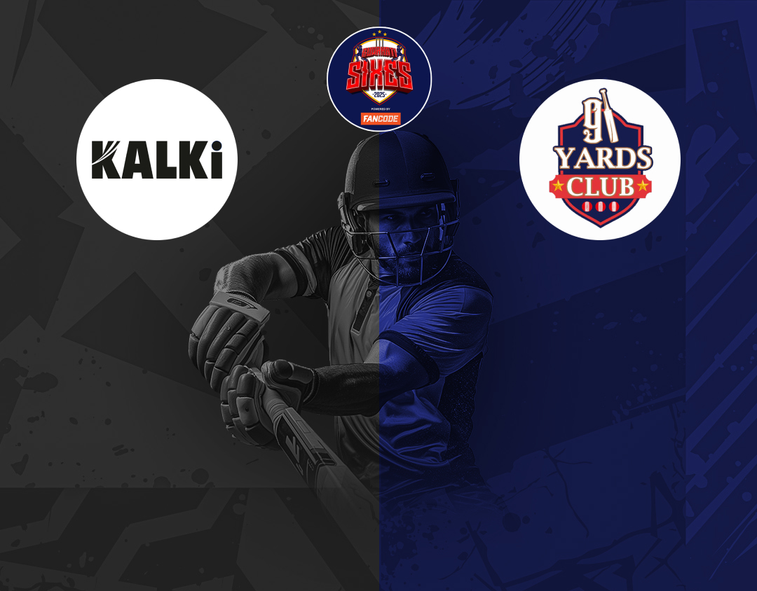 Match 8 of guwahati sixes tournament, 2025: kalki vs 91 yards club banner
