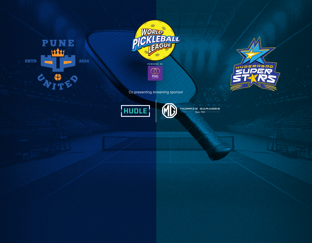 Match #6 of world pickleball league banner