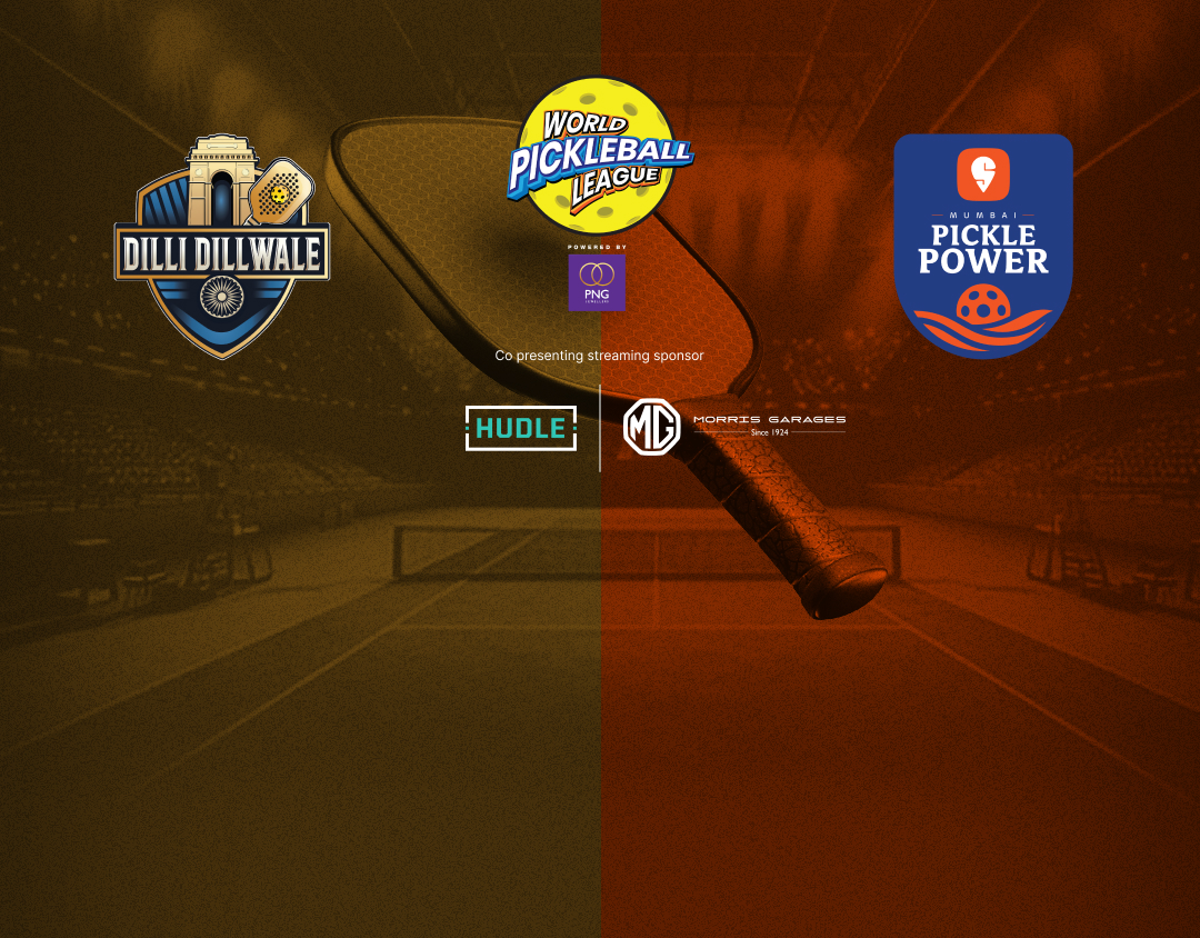 Match #4 of world pickleball league banner