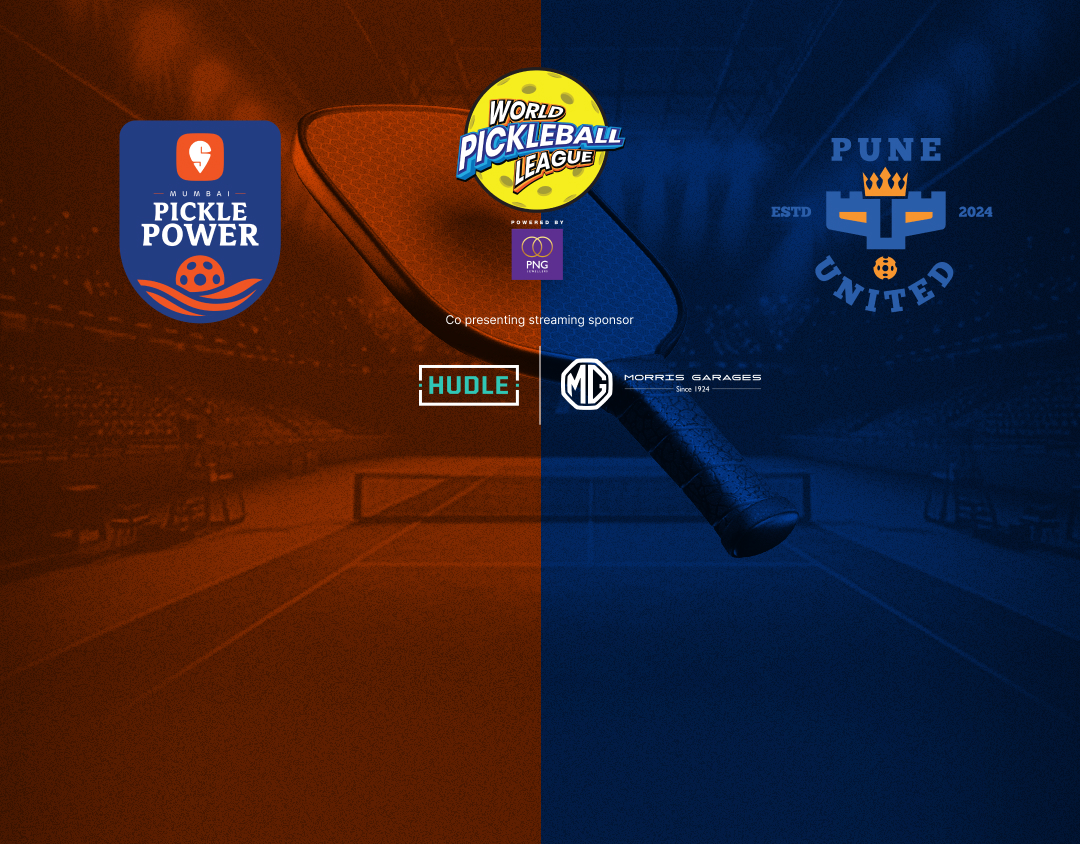 Match #17 of world pickleball league banner