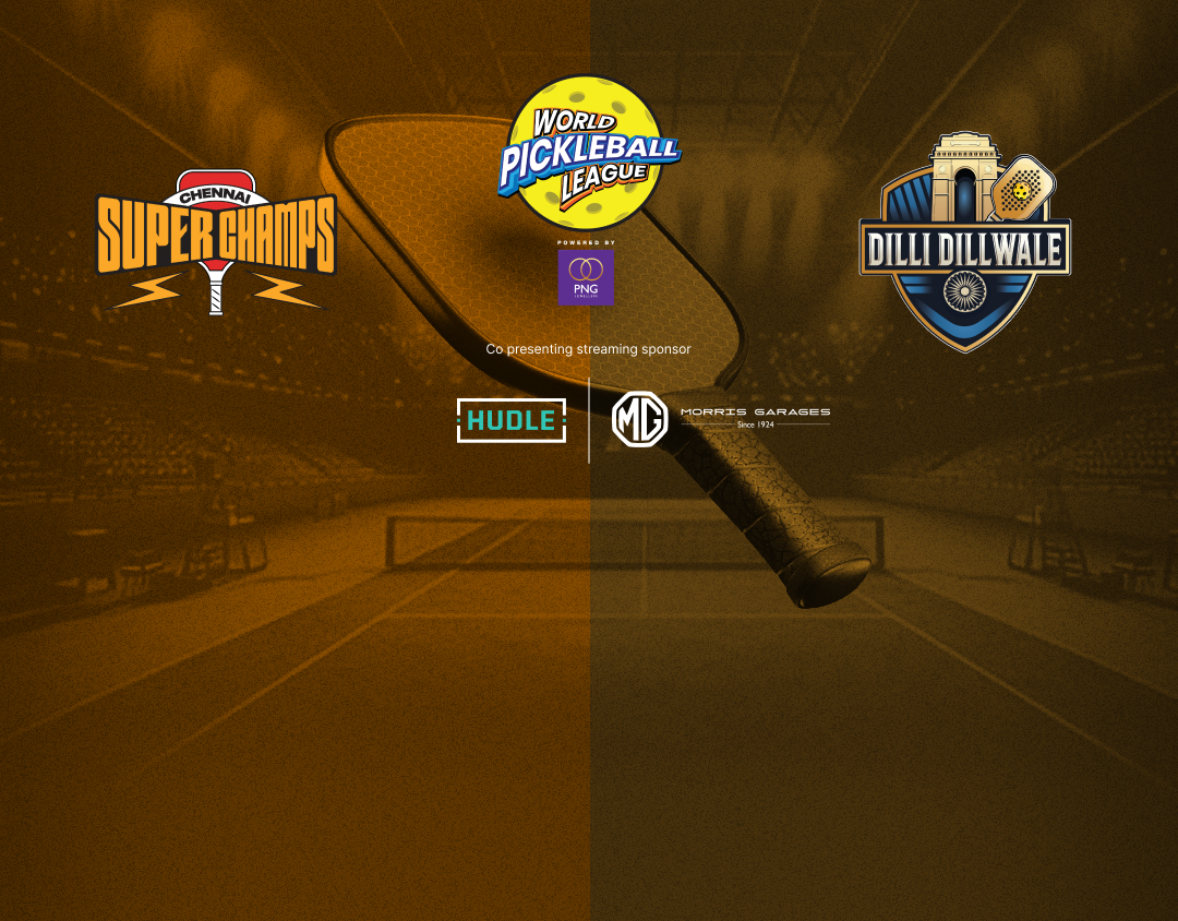 Match #5 of world pickleball league banner