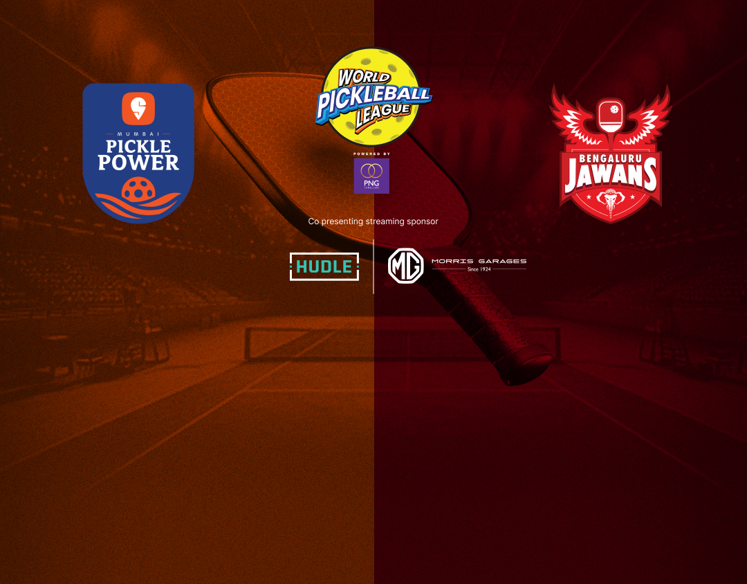 Match #13 of world pickleball league banner