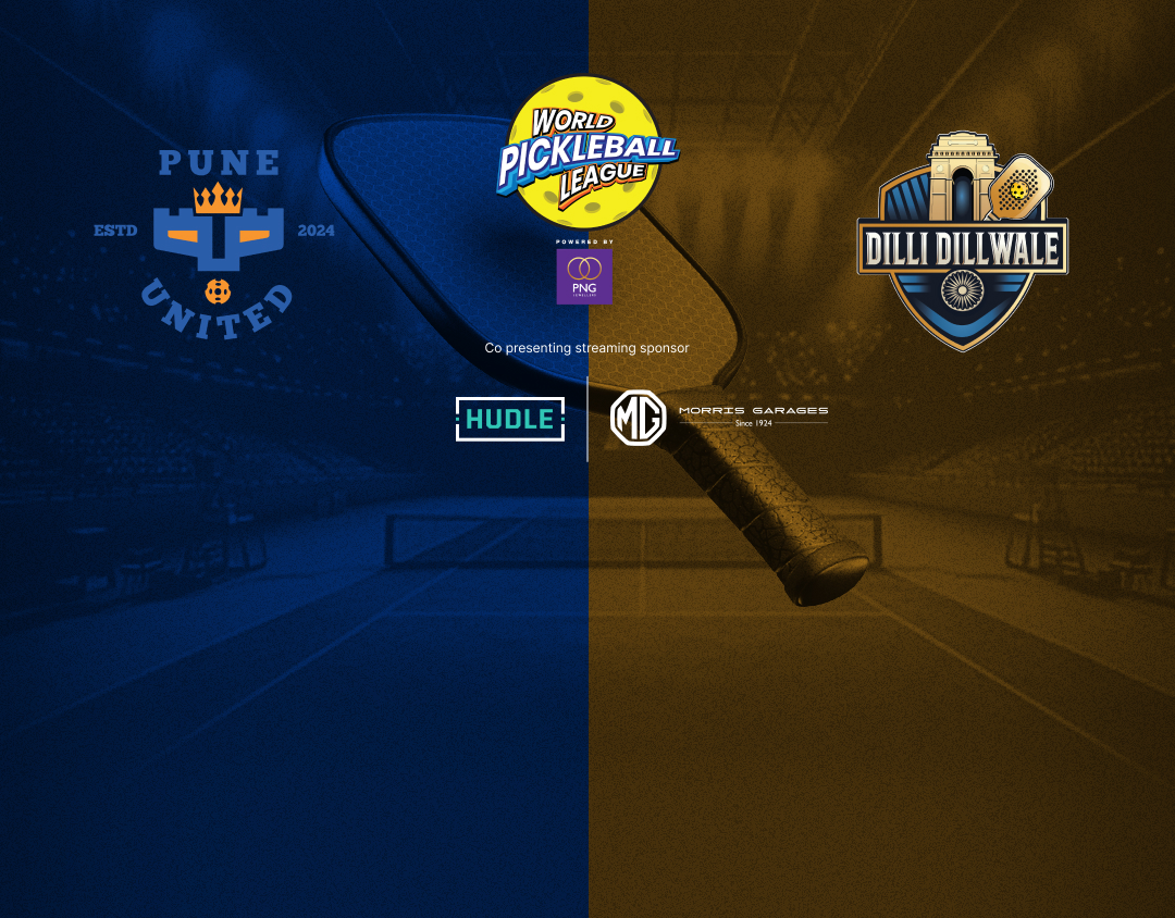 Match #14 of world pickleball league banner