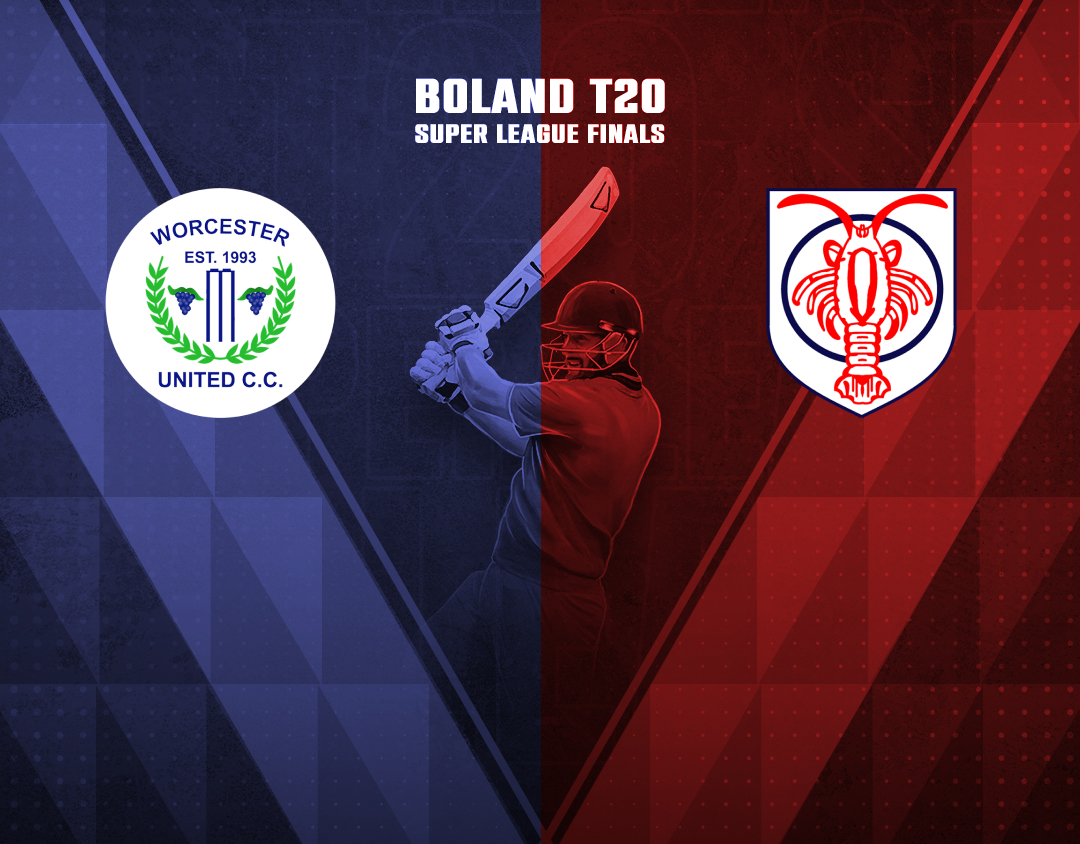 Match 19 of boland t20 super league finals, 2025: worcester united vs vredenburg/saldanha cc banner