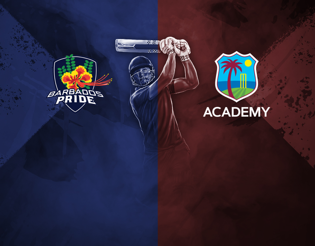 Match 7 of west indies championship, 2025: barbados pride vs west indies academy banner