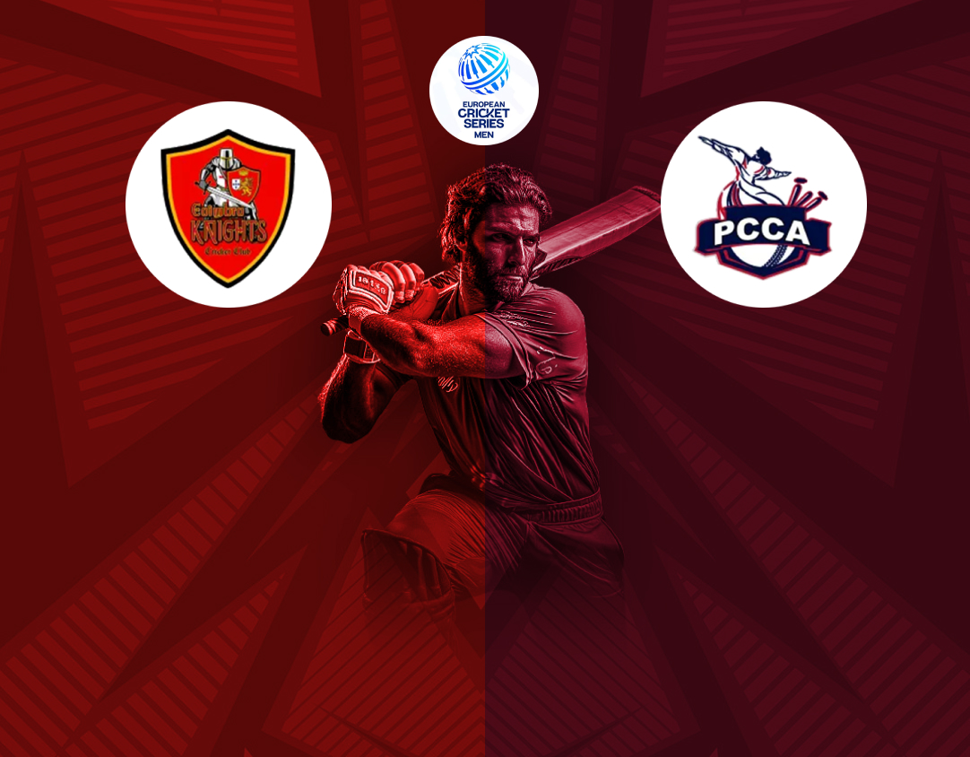 Match 13 of ecsn portugal, 2025: coimbra knights vs punjab cc amadora banner