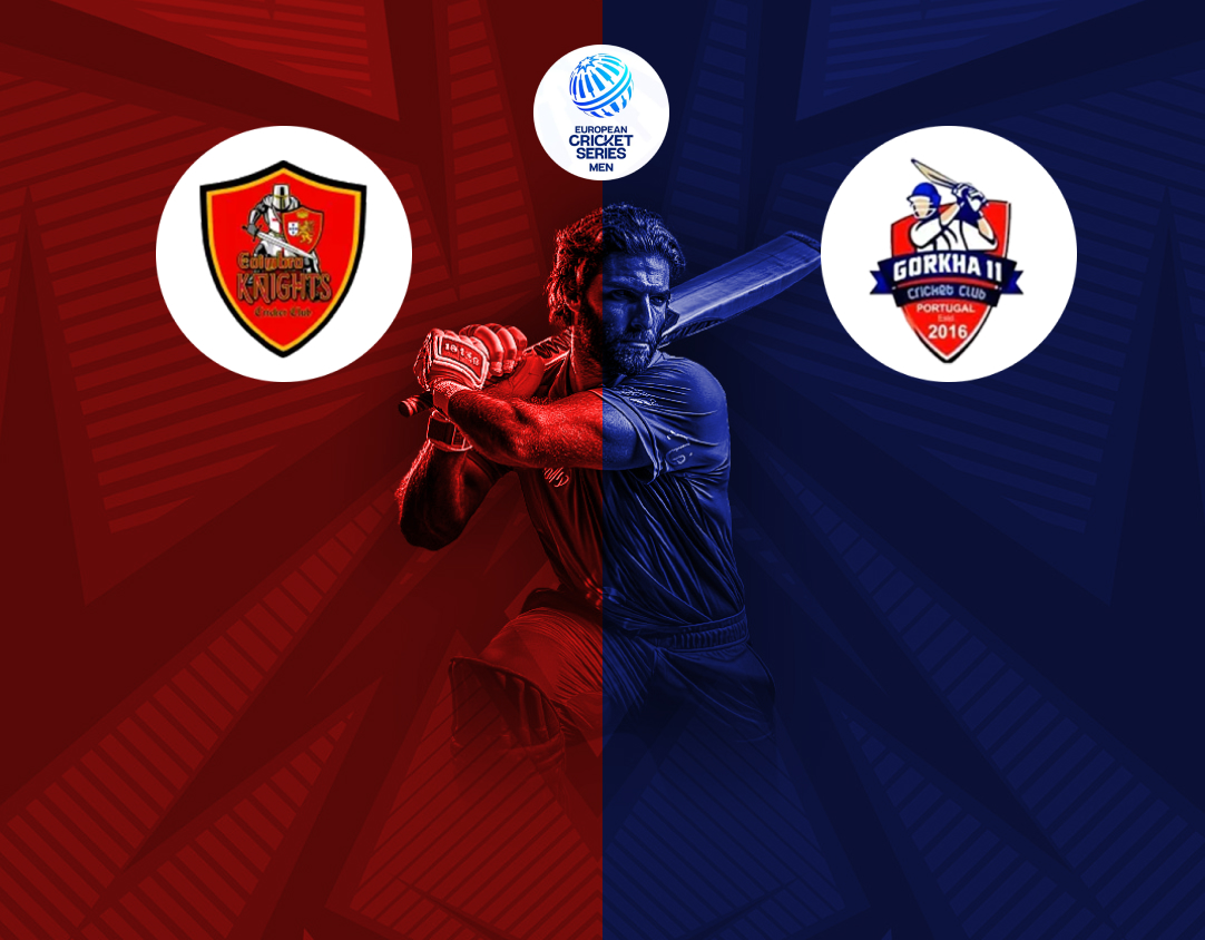 Match 28 of ecsn portugal, 2025: coimbra knights vs gorkha xi banner