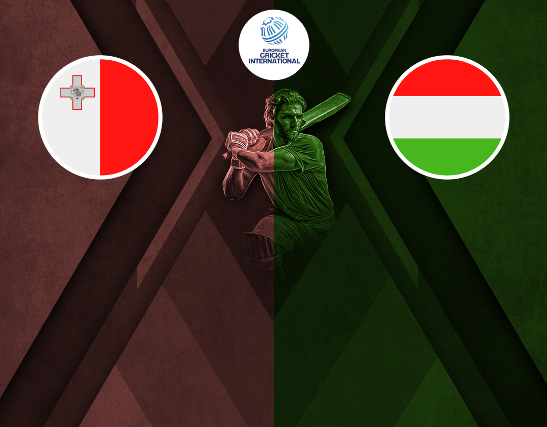 Match 2 of eci malta, 2025: malta vs hungary banner