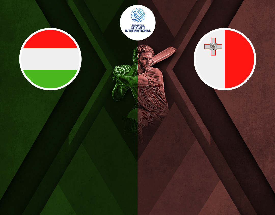 Match 6 of eci malta, 2025: hungary vs malta banner