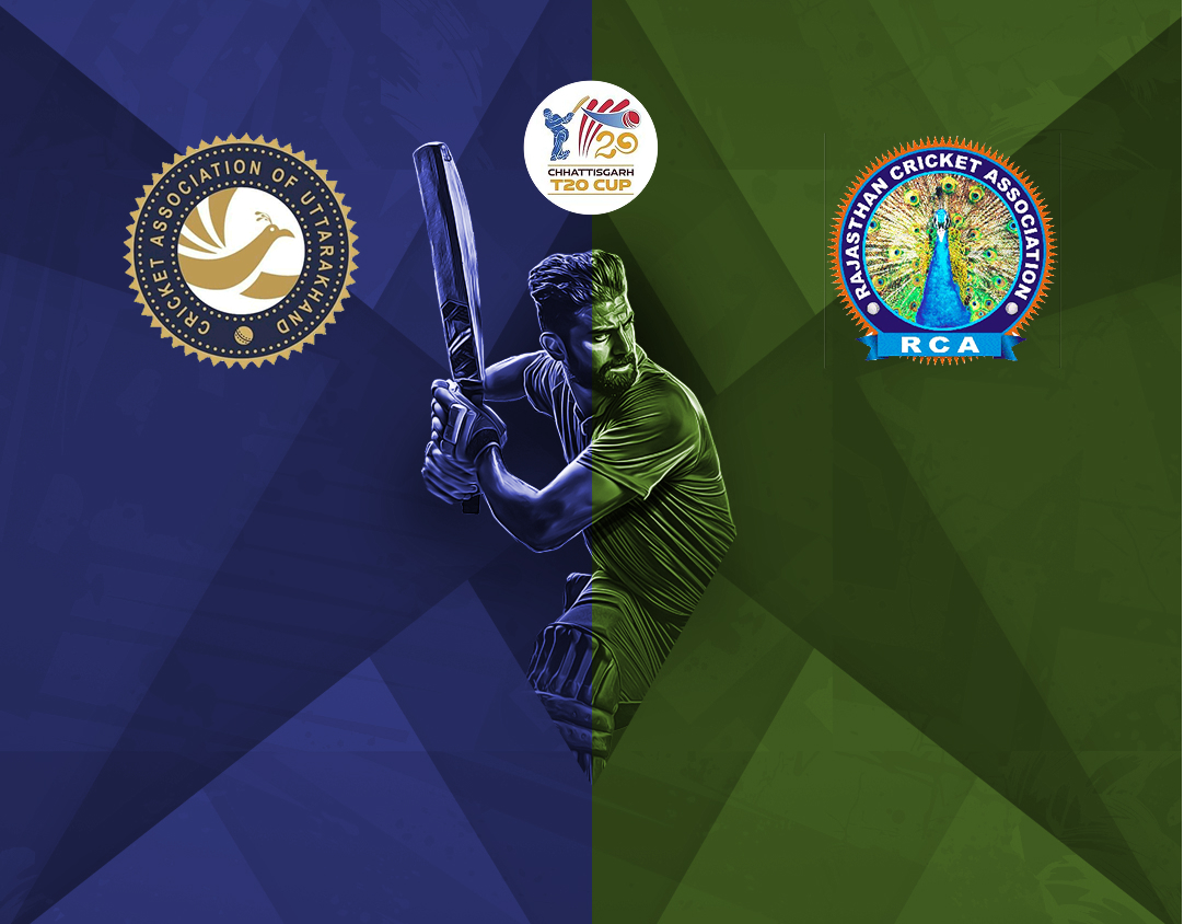 Match 8 of rani suryamukhi devi t-20 tournament: uttarakhand vs rajasthan banner