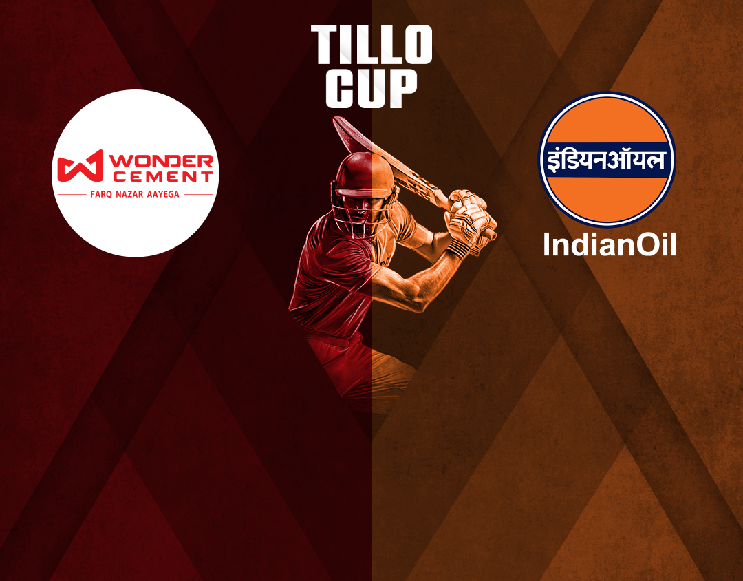 Match 10 of tillo cup, 2025: wonder cement vs indian oil banner