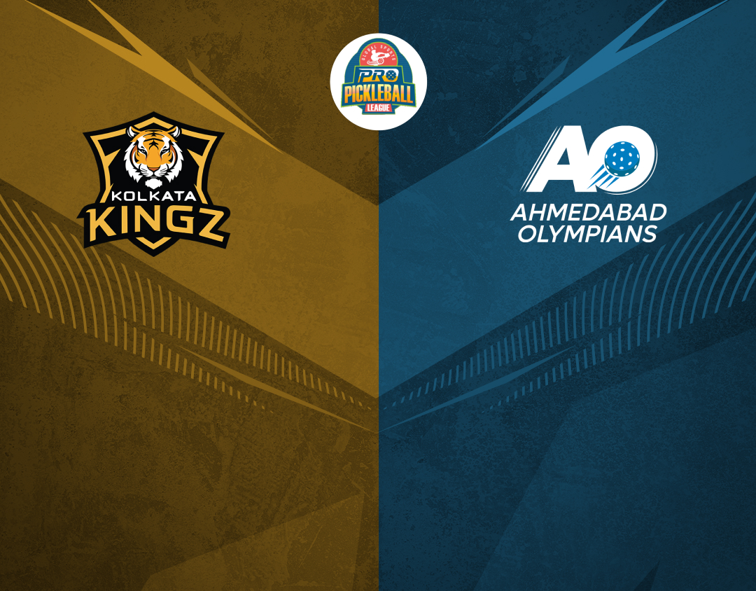 Match #2 of pro pickleball league banner