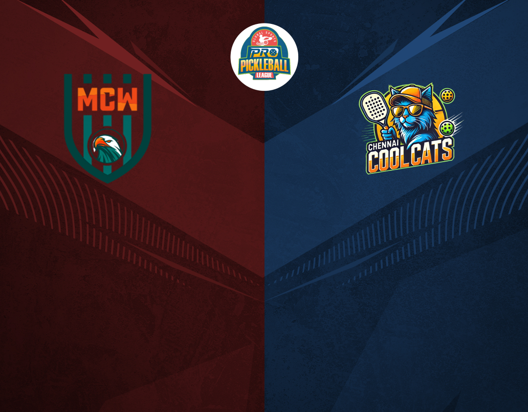 Match #16 of pro pickleball league banner