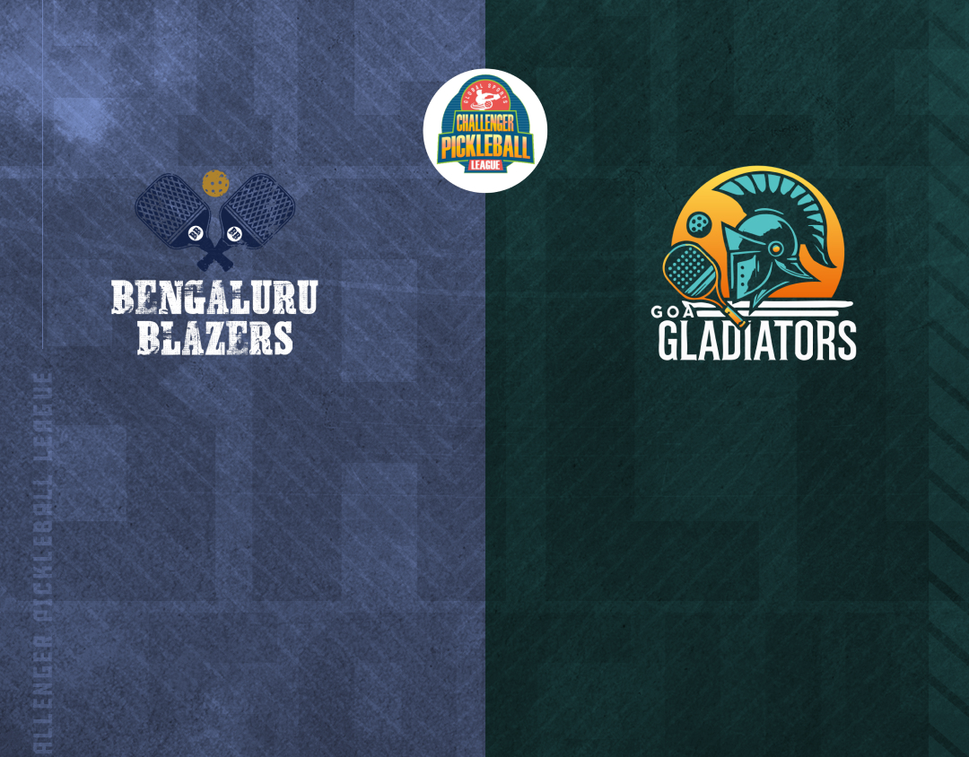 Match #4 of challenger pickleball league banner