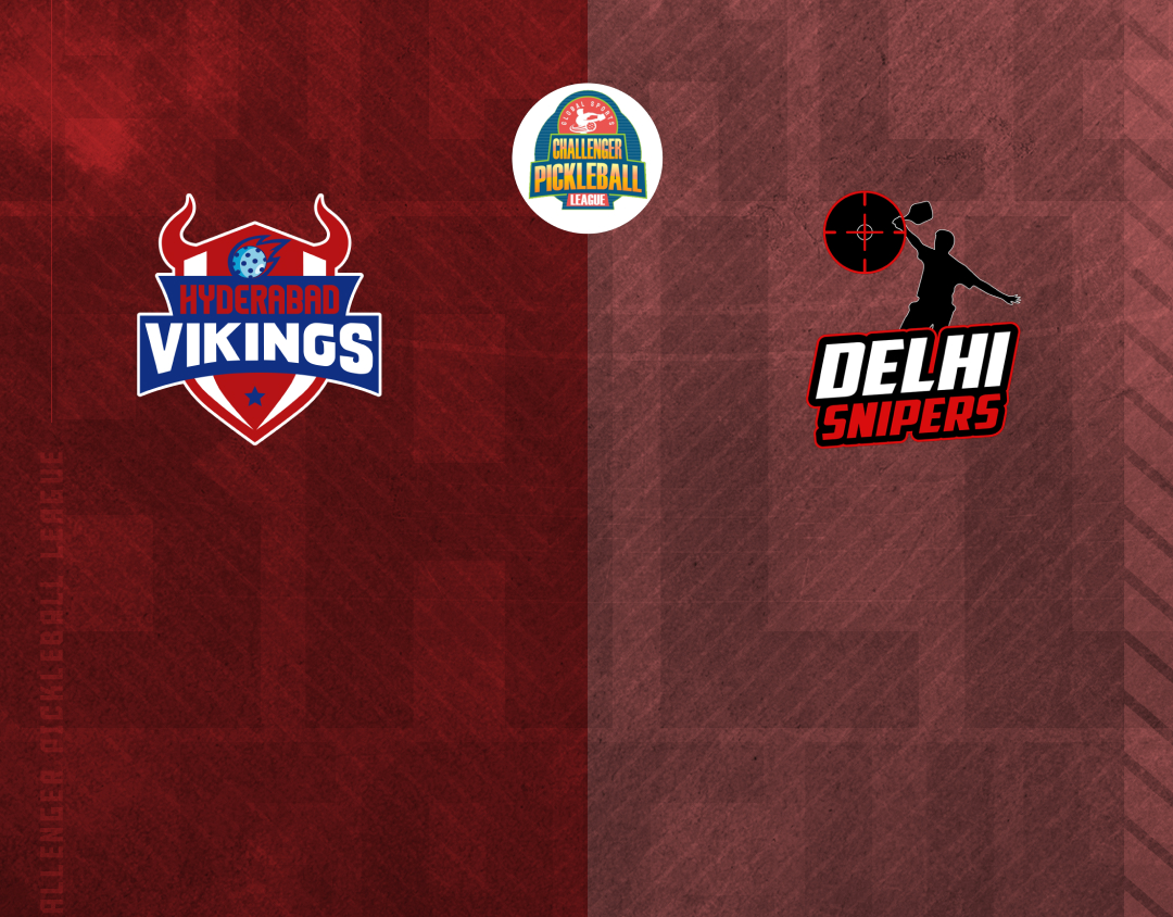 Match #10 of challenger pickleball league banner