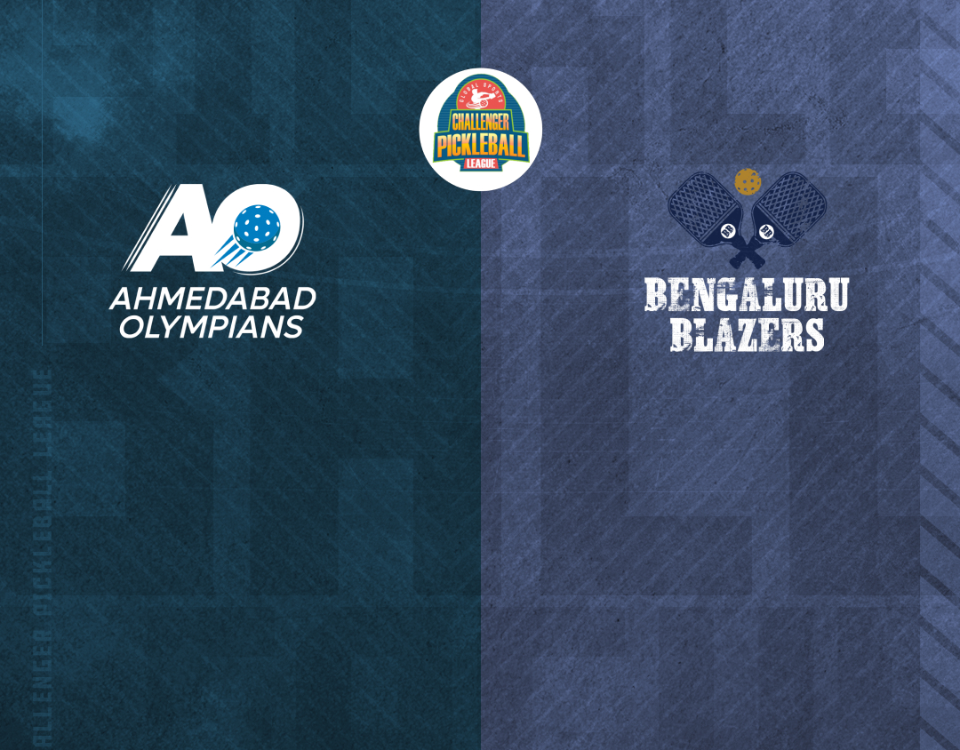 Match #14 of challenger pickleball league banner